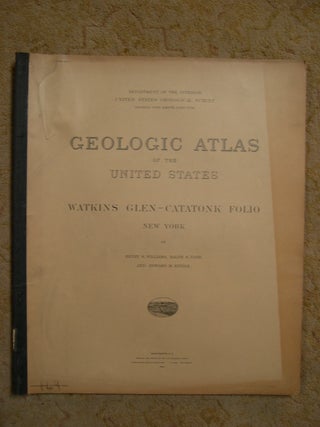 Item #49394 GEOLOGIC ATLAS OF THE UNITED STATES; WATKINS GLENN-CATATONK FOLIO NEW YORK, FOLIO169....