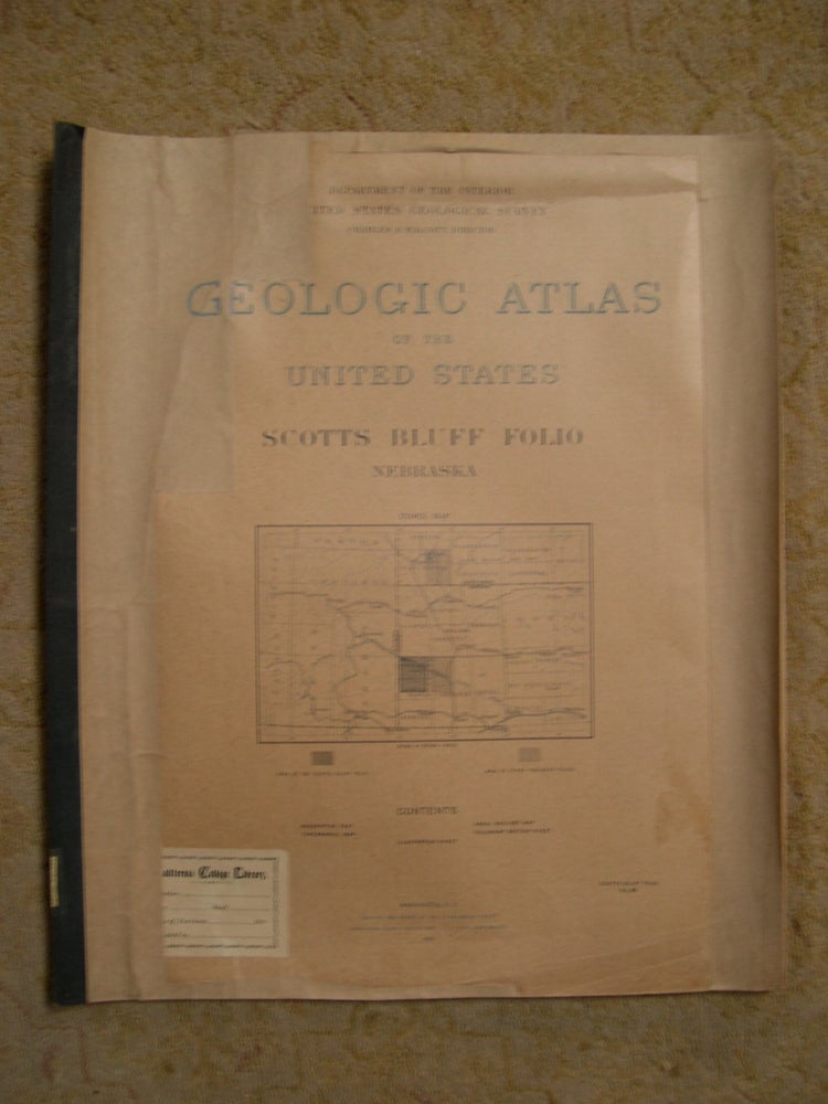 Item #49395 GEOLOGIC ATLAS OF THE UNITED STATES; SCOTTS BLUFF, NEBRASKA FOLIO 88. N. H. Darton.
