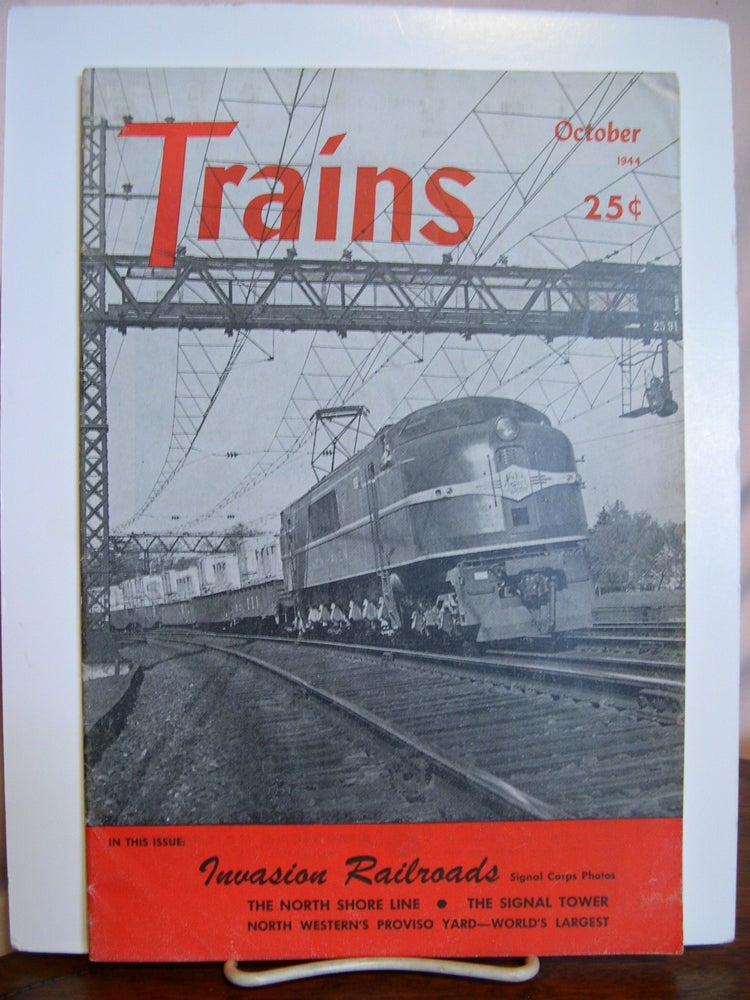 Item #49406 TRAINS; VOL. 4, NO. 12, OCTOBER 1944. A. C. Kalmbach.