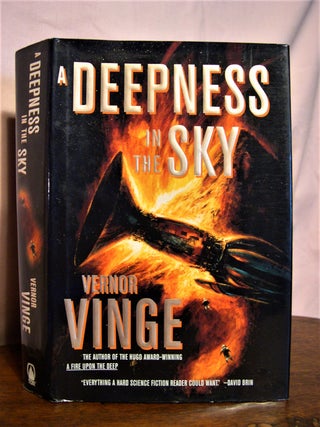Item #50558 A DEEPNESS IN THE SKY. Vernor Vinge