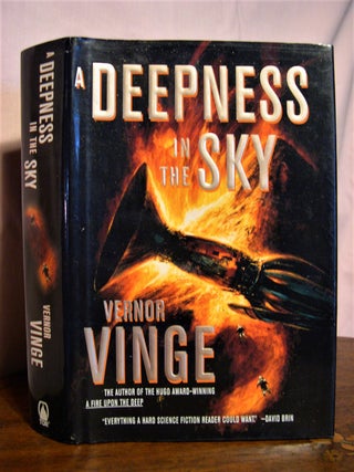 Item #50565 A DEEPNESS IN THE SKY. Vernor Vinge